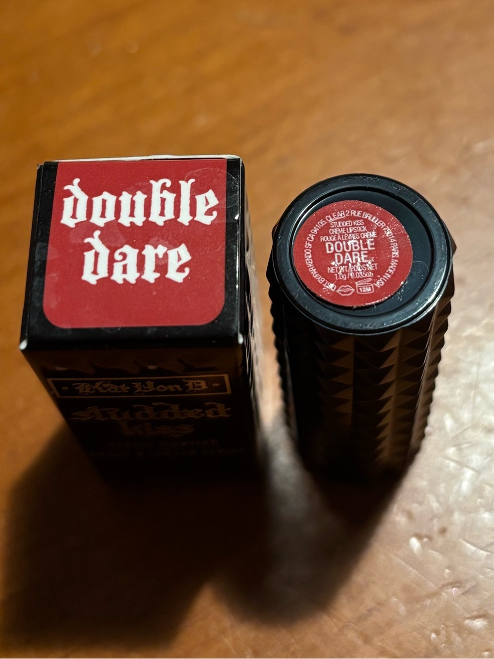 Kat Von D Studded Kiss Lipstick Double Dare - Picture 10 of 15